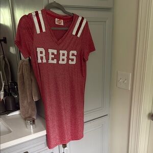 Red REBS T-Shirt Dress
